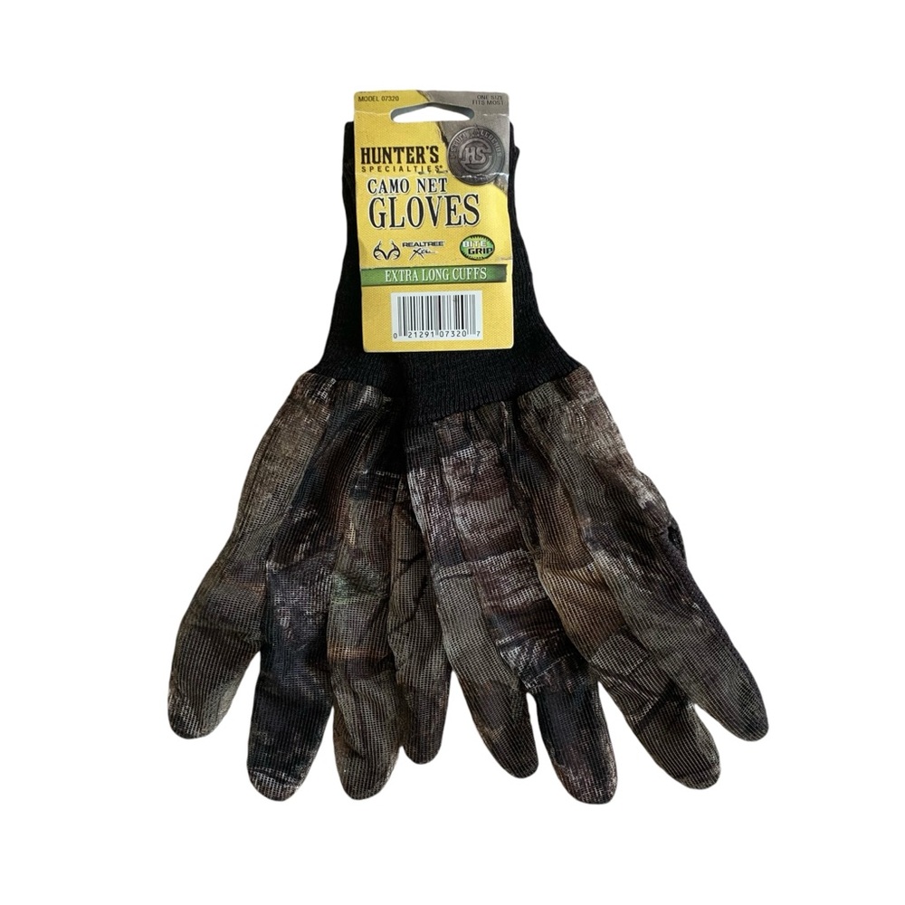 NWT Hunter’s Specialties Camo Net Extra Long Gloves